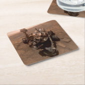 Selfie van Mars Curiosity Rood Marslandschap Kartonnen Onderzetters (Schuin)