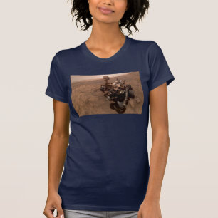 Selfie van Mars Curiosity Rood Marslandschap T-shirt