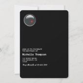 Selfie Verjaardagsfeestfoto Kaart (Achterkant)