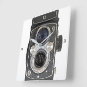 Selfie Vierkante Klok (Hoek)