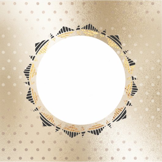 Selfie Vinyl Custom Cut Sticker in Gold Color (Voorkant)