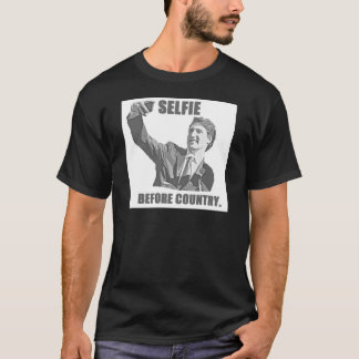 Selfie voor land - Trudeau T-shirt