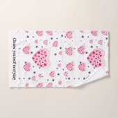 Selflove inspirational quote sweet heart and start bad handdoek (Handdoek)
