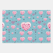 Selflove inspirational quote sweet heart and start inpakpapier vel (Voorkant 2)