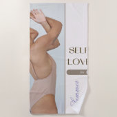 #SelfLoveOnSummerBeachHanddoek Strandlaken (Voorkant)