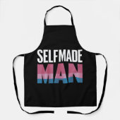 Selfmade Man Transgender Trans Pride Flag Transsex Schort (Voorkant)