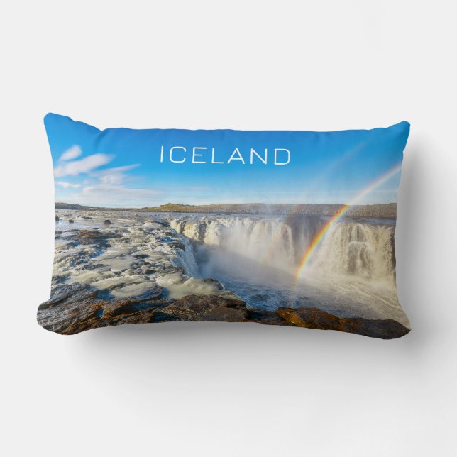 Selfoss & Kolufossar Waterfall, IJsland Kussen (Voorkant)