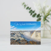 Selfoss Waterfall, IJsland Briefkaart (Staand voorkant)