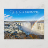 Selfoss Waterfall, IJsland Briefkaart (Voorkant)
