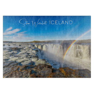 Selfoss Waterfall, IJsland Snijplank