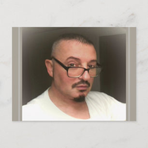 Selfy my age 67 by Mark Edward Westerfield Briefkaart