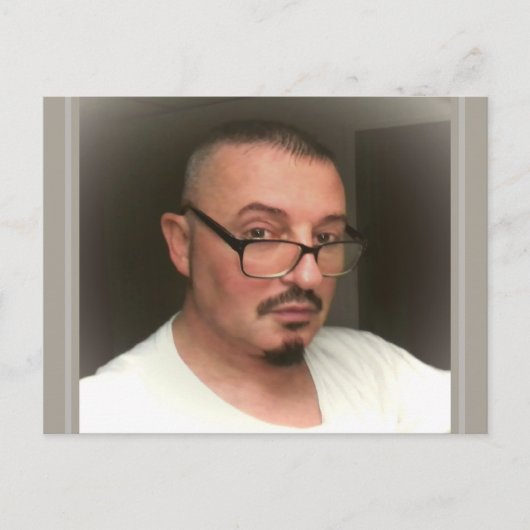 Selfy my age 67 by Mark Edward Westerfield Briefkaart (Voorkant)