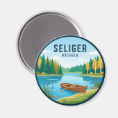 Seliger Nationaal Park Rusland Magneet (Voorkant / Achterkant)