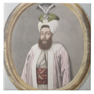Selim III (1761-1808) Sultan 1789-1807, uit 'A Se Tegeltje
