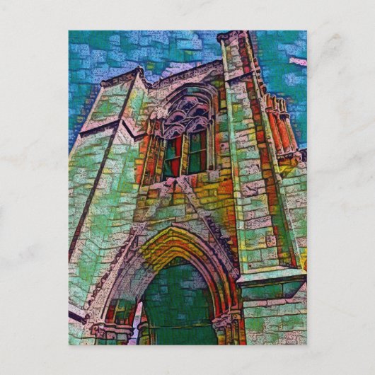 SELIMIYE MOSQUE, schilderij van Nicosia Briefkaart (Voorkant)