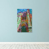 SELIMIYE MOSQUE, schilderij van Nicosia Canvas Afdruk (Insitu (Houten vloer))