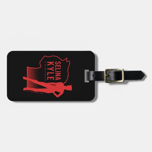 Selina Kyle Catoman Outline Logo Bagagelabel (Voorkant horizontaal)