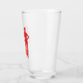 Selina Kyle Catoman Outline Logo Glas (Links)