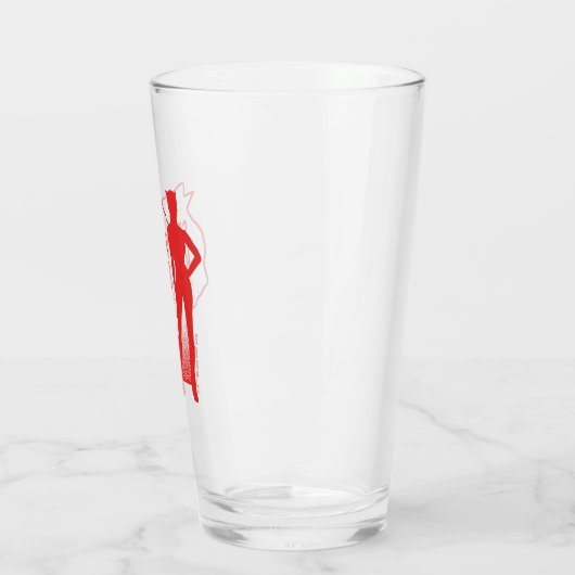 Selina Kyle Catoman Outline Logo Glas (Links)