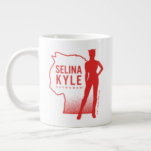 Selina Kyle Catoman Outline Logo Grote Koffiekop
