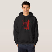 Selina Kyle Catoman Outline Logo Hoodie (Voorkant volledig)