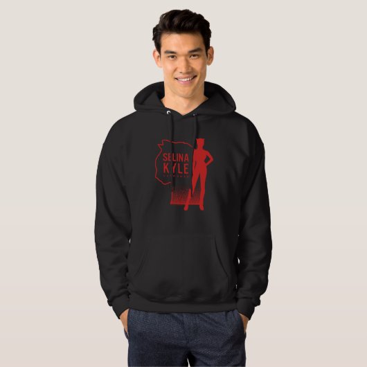 Selina Kyle Catoman Outline Logo Hoodie (Voorkant volledig)