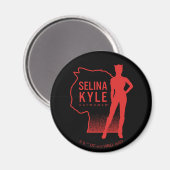 Selina Kyle Catoman Outline Logo Magneet (Voorkant / Achterkant)