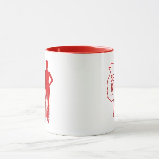 Selina Kyle Catoman Outline Logo Mok (Midden)