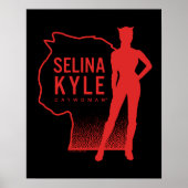 Selina Kyle Catoman Outline Logo Poster (Voorkant)