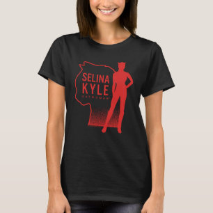 Selina Kyle Catoman Outline Logo T-shirt