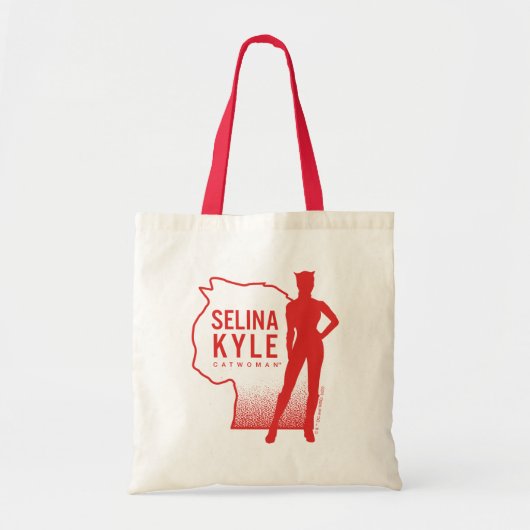 Selina Kyle Catoman Outline Logo Tote Bag (Voorkant)