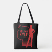 Selina Kyle Catoman Outline Logo Tote Bag (Achterkant)