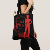 Selina Kyle Catoman Outline Logo Tote Bag (Dichtbij)