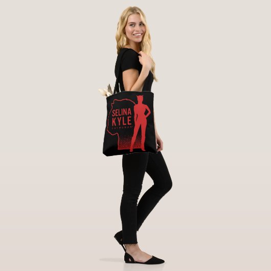 Selina Kyle Catoman Outline Logo Tote Bag (Op model)