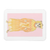 Seline elegant cheetah magnet magneet (Horizontaal)