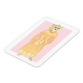 Seline elegant cheetah magnet magneet (Linkerzijde)