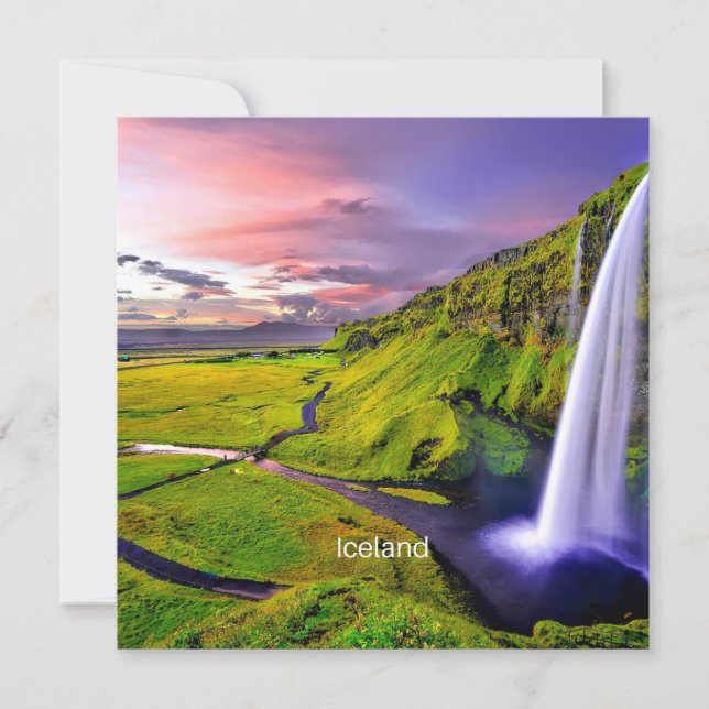 Seljalandfoss, IJsland (Voorkant)