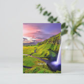Seljalandfoss, IJsland Briefkaart (Staand voorkant)