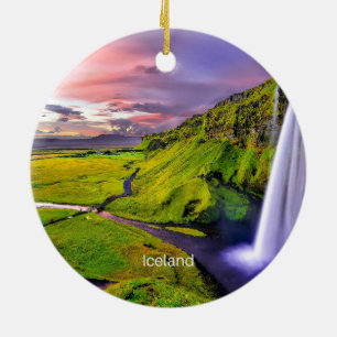 Seljalandfoss, IJsland Keramisch Ornament
