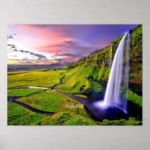 Seljalandfoss, IJsland Poster