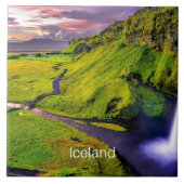 Seljalandfoss, IJsland Tegeltje (Voorkant)