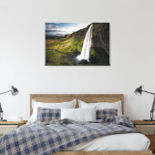Seljalandsfoss Waterfall | IJsland Canvas Afdruk (Insitu (Slaapkamer))
