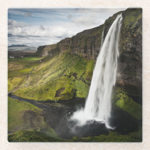 Seljalandsfoss Waterfall   IJsland Glazen Onderzetter