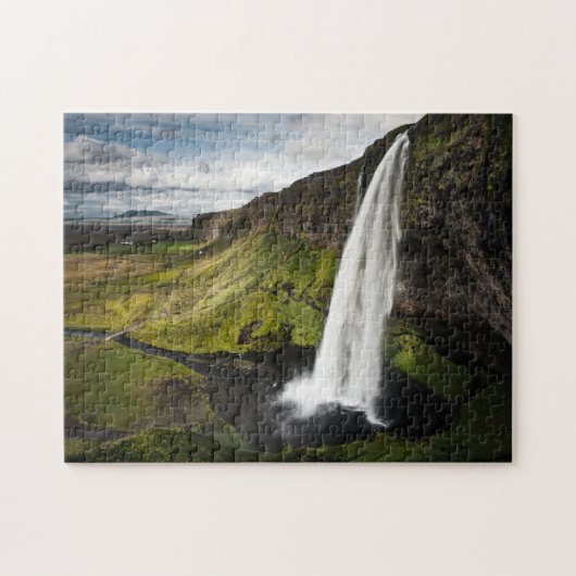Seljalandsfoss Waterfall | IJsland Legpuzzel (Horizontaal)