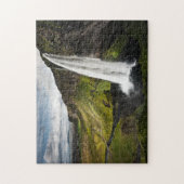Seljalandsfoss Waterfall | IJsland Legpuzzel (Verticaal)