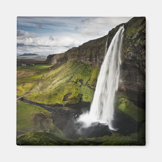 Seljalandsfoss Waterfall | IJsland Magneet (Voorkant)