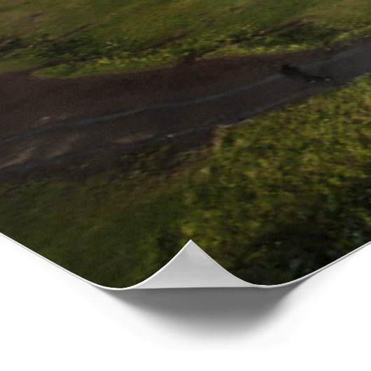 Seljalandsfoss Waterfall | IJsland Poster (Hoek)