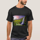 Seljalandsfoss Waterfall IJsland  T-shirt (Voorkant)