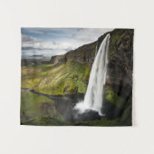 Seljalandsfoss Waterfall | IJsland Wandkleed (Voorkant (horizontaal))
