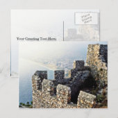 Seljuk RamParts, Alanya - 1221 A.D. Briefkaart (Voorkant / Achterkant)